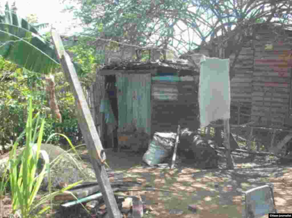 Barrio Angola en Camagüey antes del desalojo.