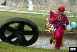 Un payaso en La Habana.