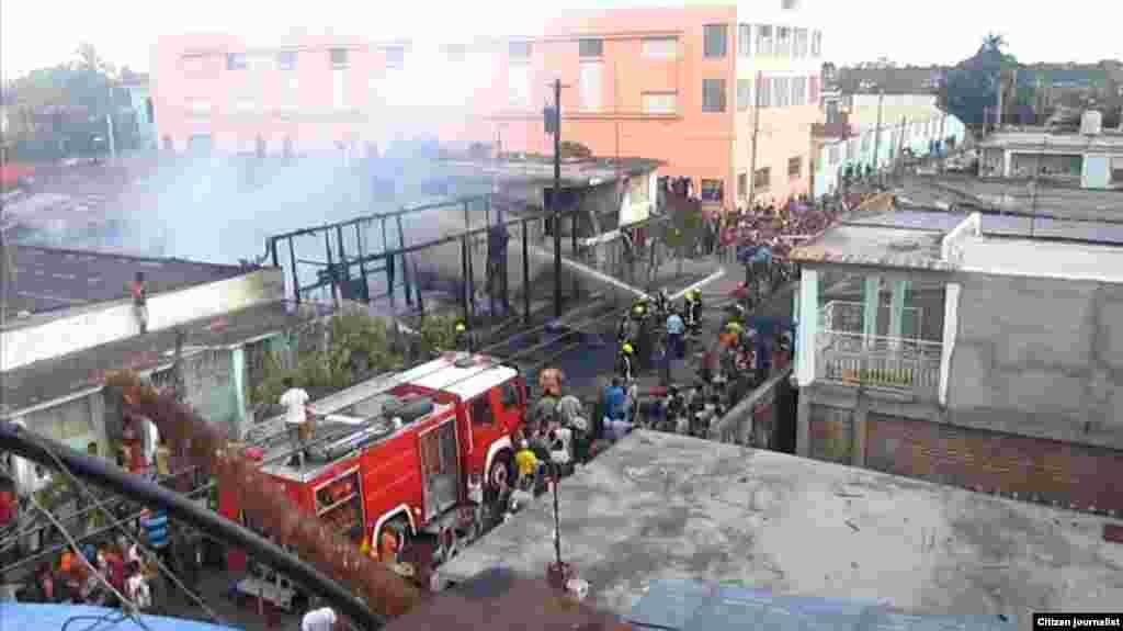 Incendio en Guantánamo desde la mirada de un reportero ciudadano