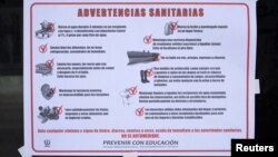 Advertencia sobre los casos de cólera en Cuba y las medidas a tomar. 